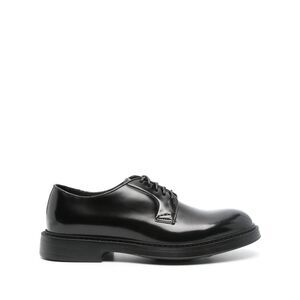 Doucal's Black Derby Shoes Men
